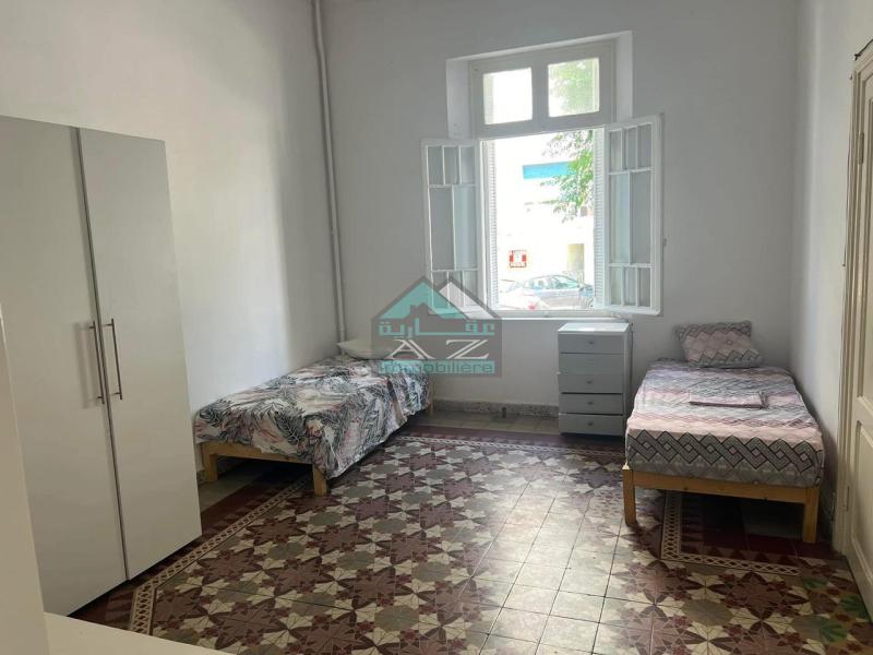 À Louer Courte durée – Grand S+3 Meublé (rez-de-chaussée) à Bizerte